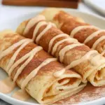 Cinnamon Roll Protein Crepes