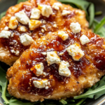 Crispy Hot Honey Feta Chicken