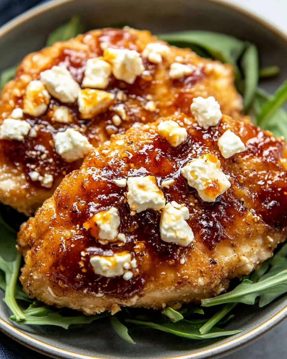 Crispy Hot Honey Feta Chicken