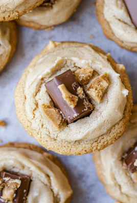 Crumbl Snickers Peanut Butter Cookies