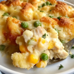Easy Chicken Cobbler Dinner Casserole