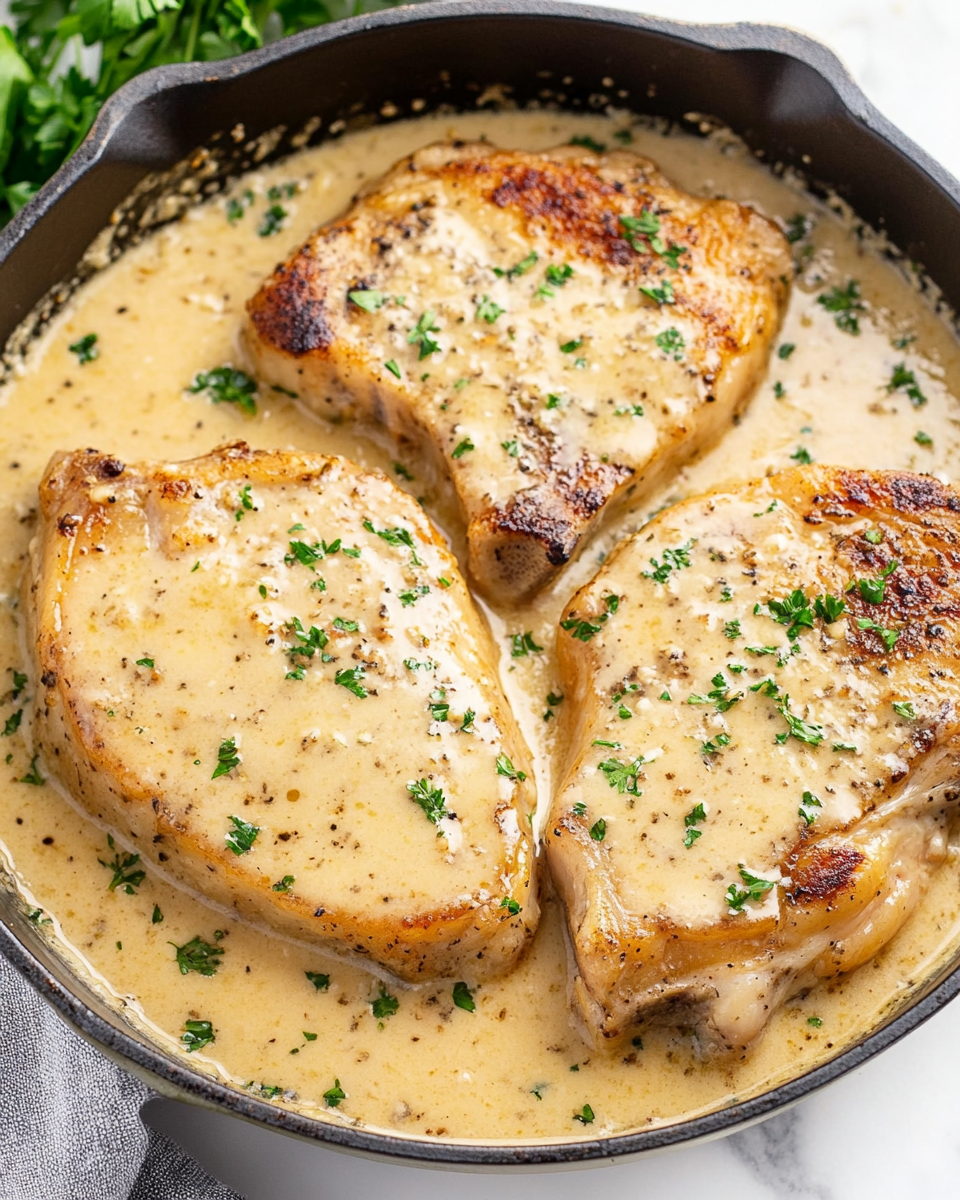 Garlic Parmesan Pork Chops