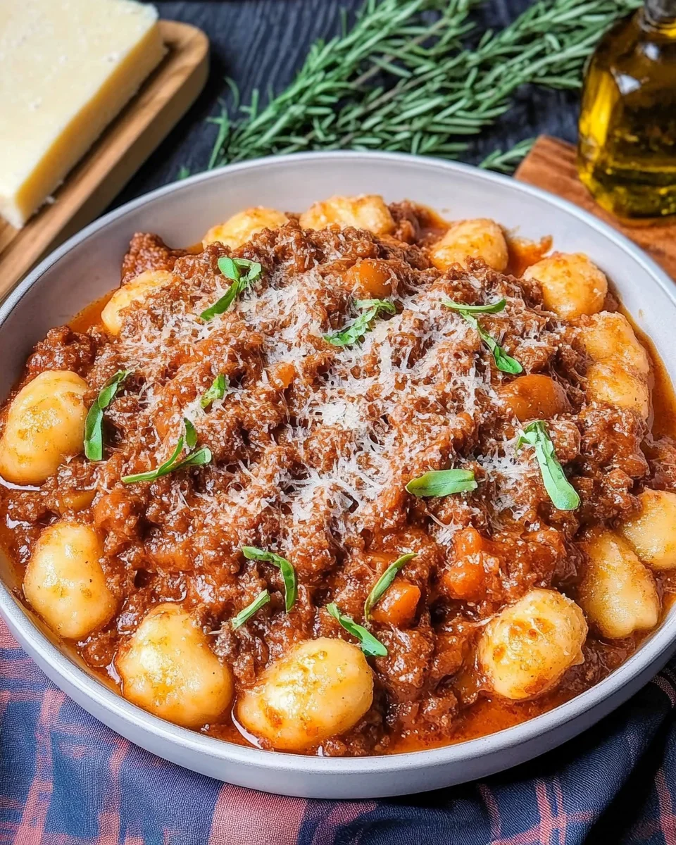 Gnocchi Bolognese