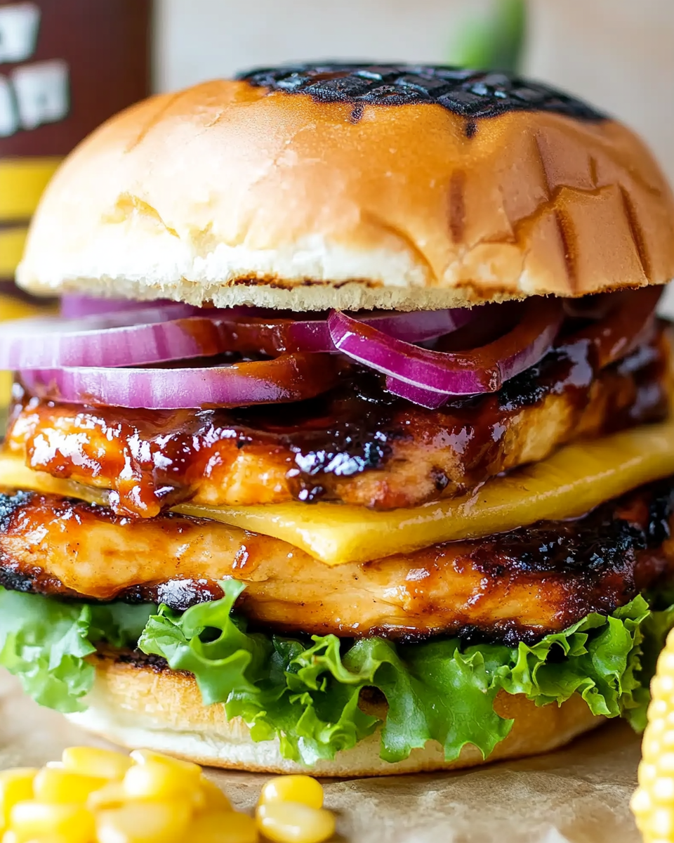 Hawaiian BBQ Chicken Sandwiches