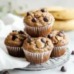 Healthy Peanut Butter Banana Muffins
