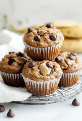 Healthy Peanut Butter Banana Muffins