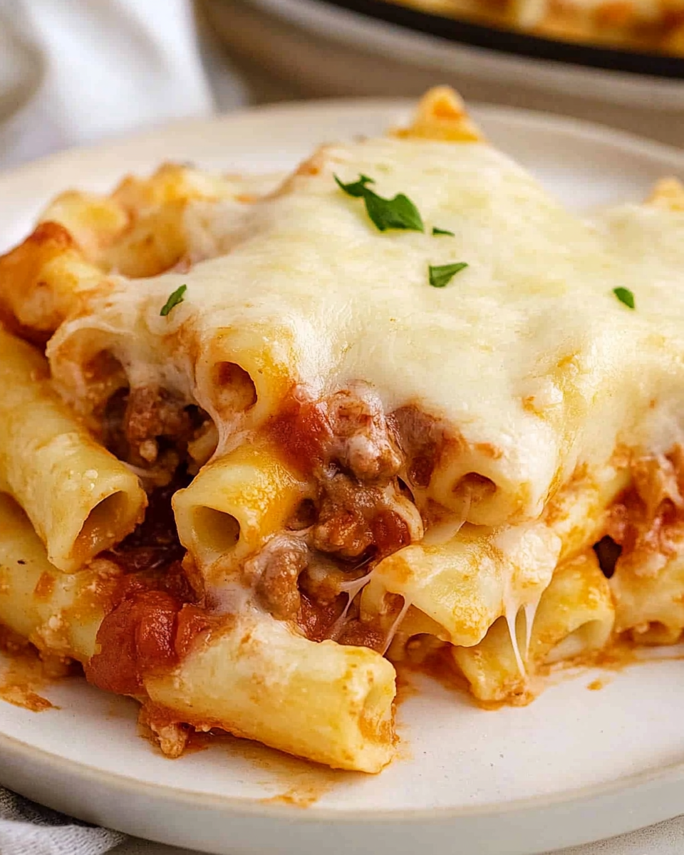 Italian Sausage Baked Ziti