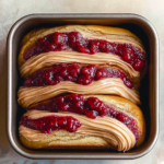 Jam Donut Babka (Vegan)