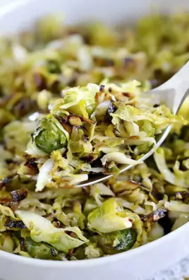 Keto Shredded Brussels Sprouts