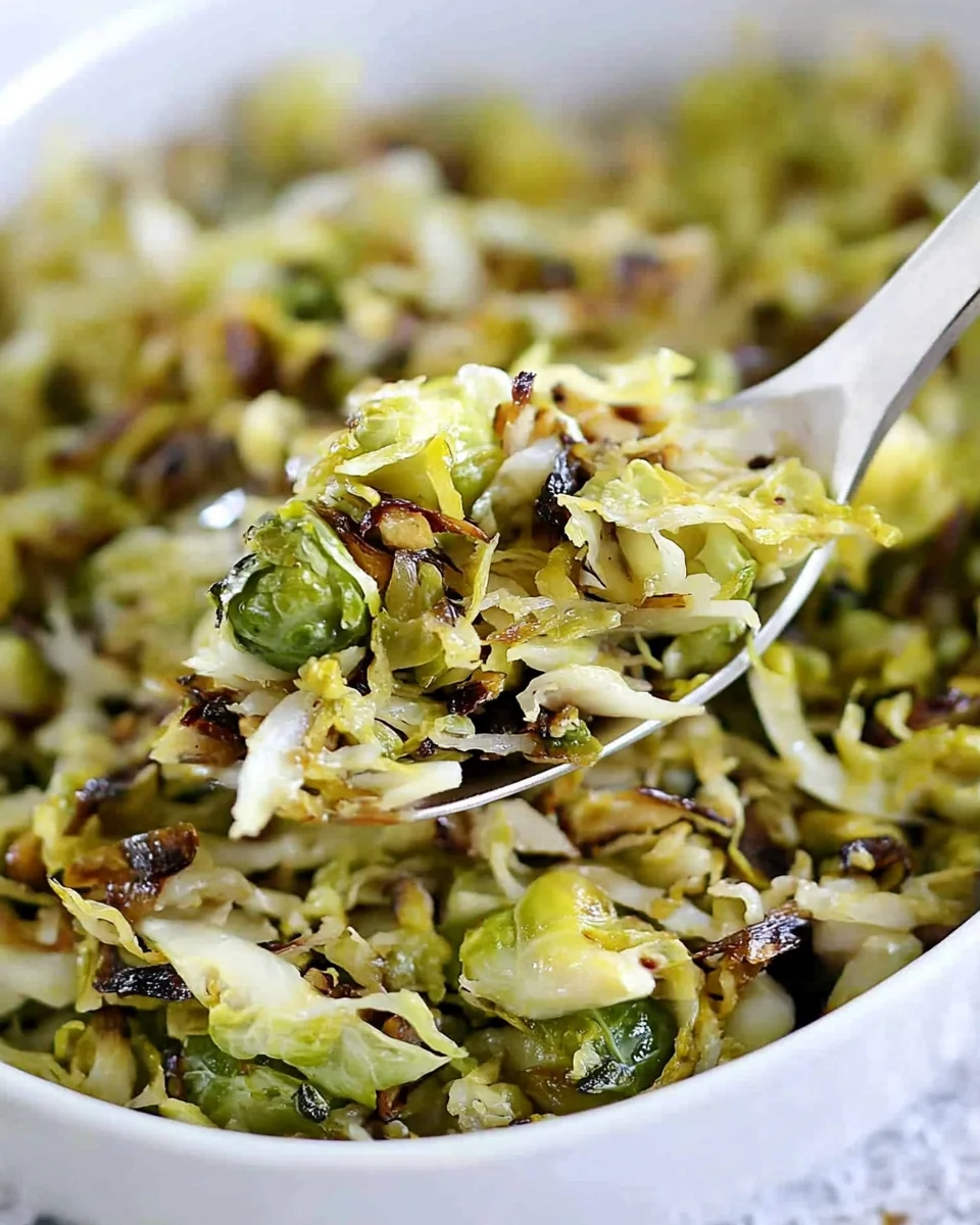 Keto Shredded Brussels Sprouts