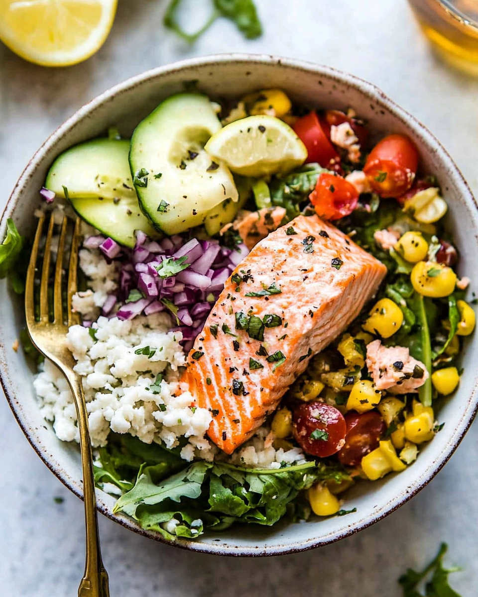 Mediterranean Salmon Bowl