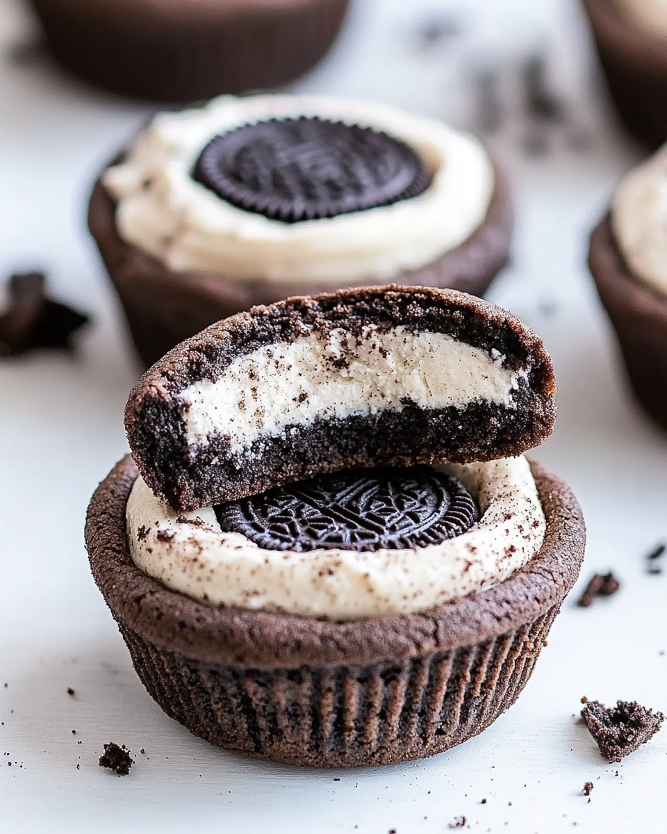 Oreo Cheesecake Cookie Cups