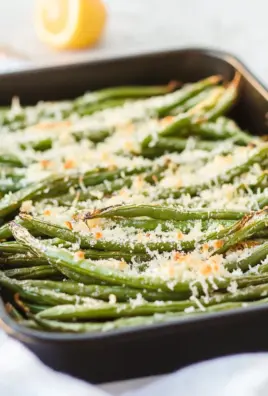 Roasted Parmesan Green Beans