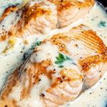 Salmon with Lemon Cream Sauce
