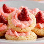 Strawberry Kiss Cookies