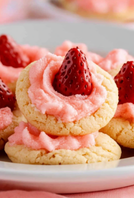Strawberry Kiss Cookies