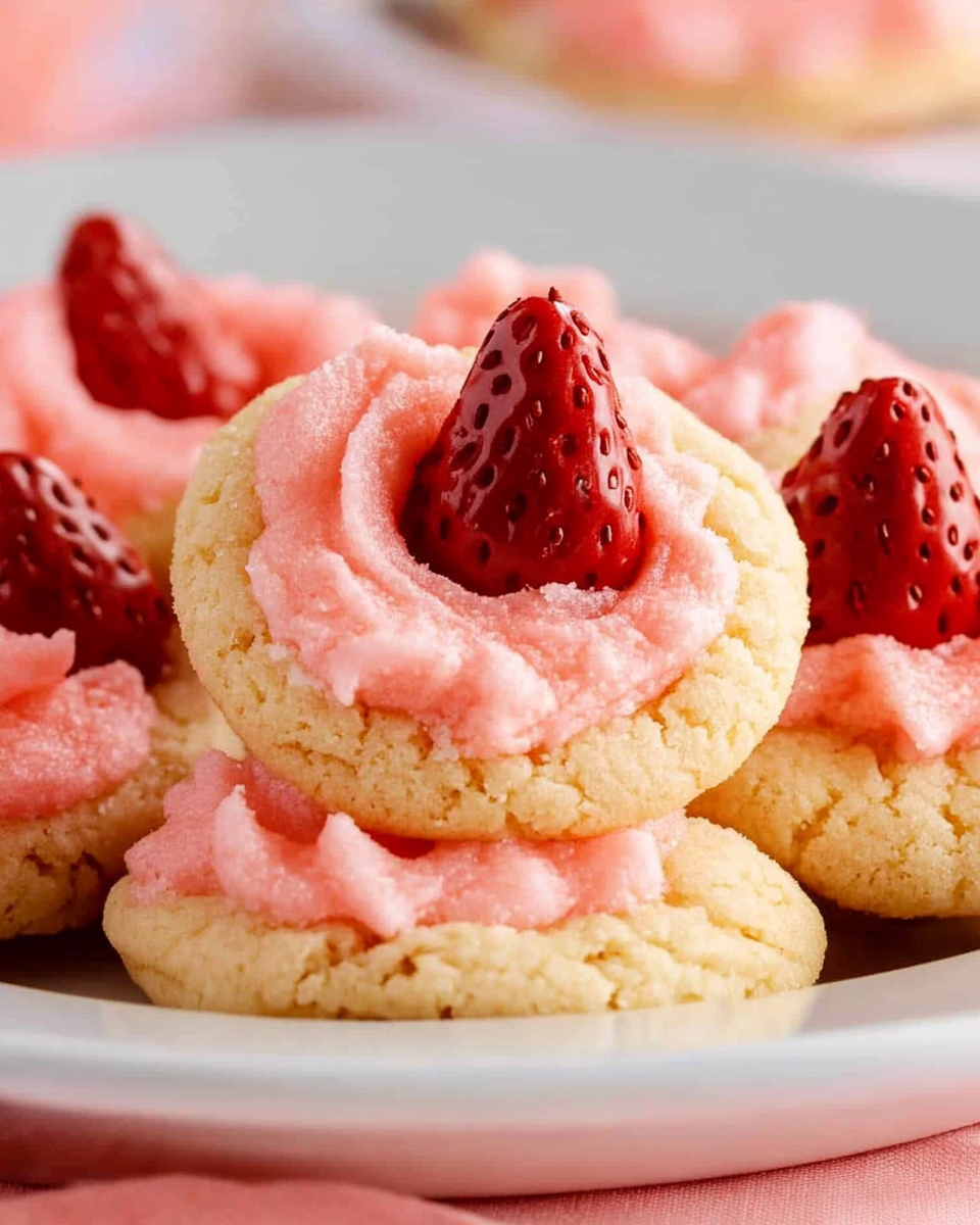 Strawberry Kiss Cookies