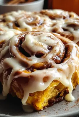 Brown Butter Pumpkin Cinnamon Rolls