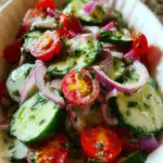 Cucumber Tomato And Onion Salad