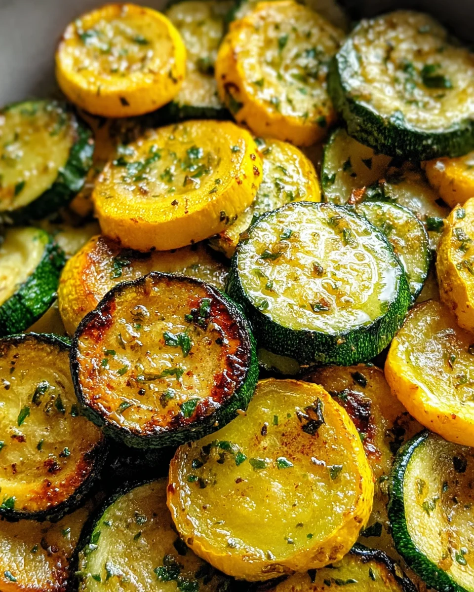 Easy Roasted Summer Squash