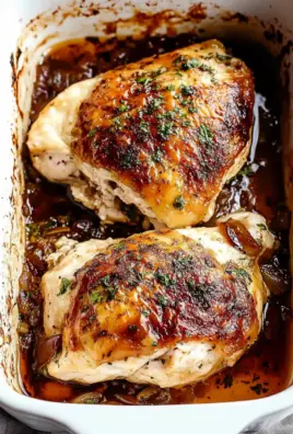 French Onion Stuffed Chicken Casserole