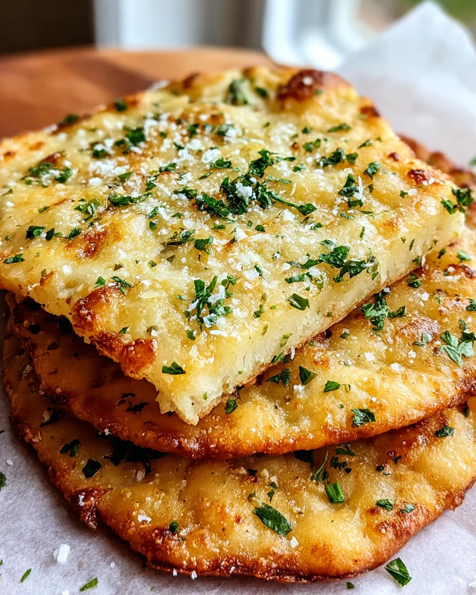 Keto Garlic Flatbread
