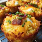 Loaded Bacon And Egg Hash Brown Muffins