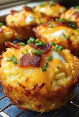 Loaded Bacon And Egg Hash Brown Muffins