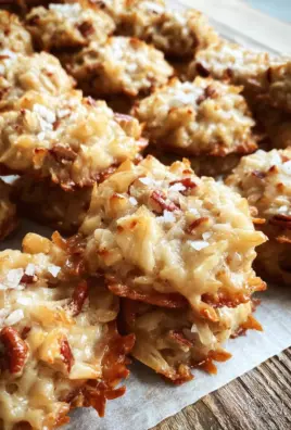 No-bake Coconut Praline Cookies