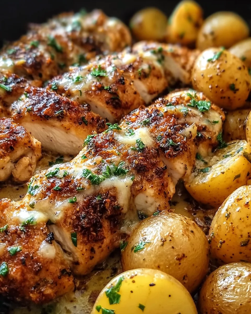 One-pan Garlic Parmesan Chicken