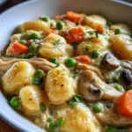One Pot Gnocchi Chicken Pot Pie