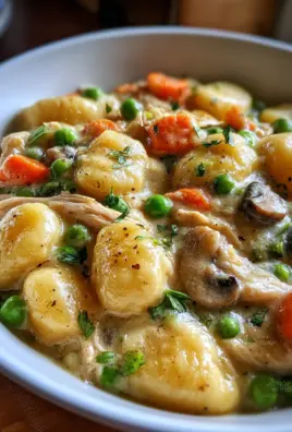 One Pot Gnocchi Chicken Pot Pie