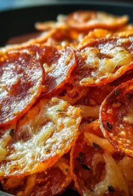 Pepperoni Cheese Crisps