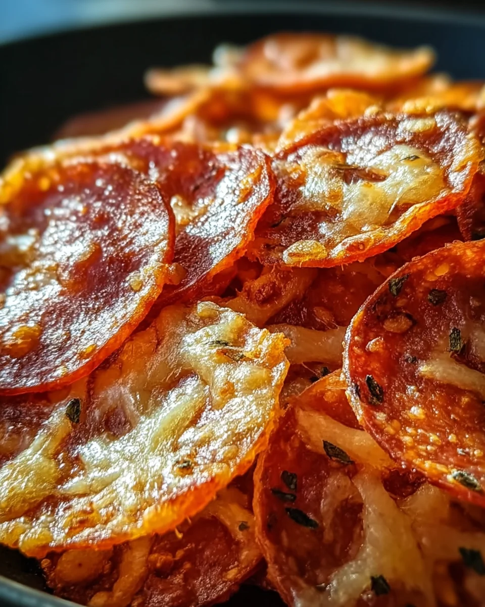 Pepperoni Cheese Crisps
