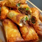 Philly Cheesesteak Egg Roll