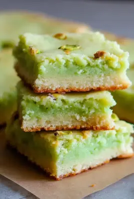 Pistachio Pudding Sugar Cookie Bars