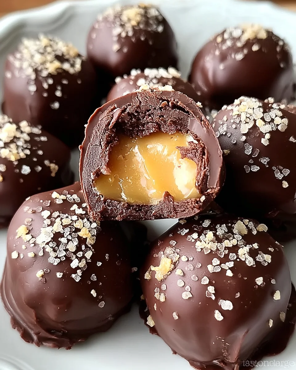 Salted Caramel Truffles