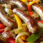 Slow Cooker Beer Bratwurst With Onions & Peppers