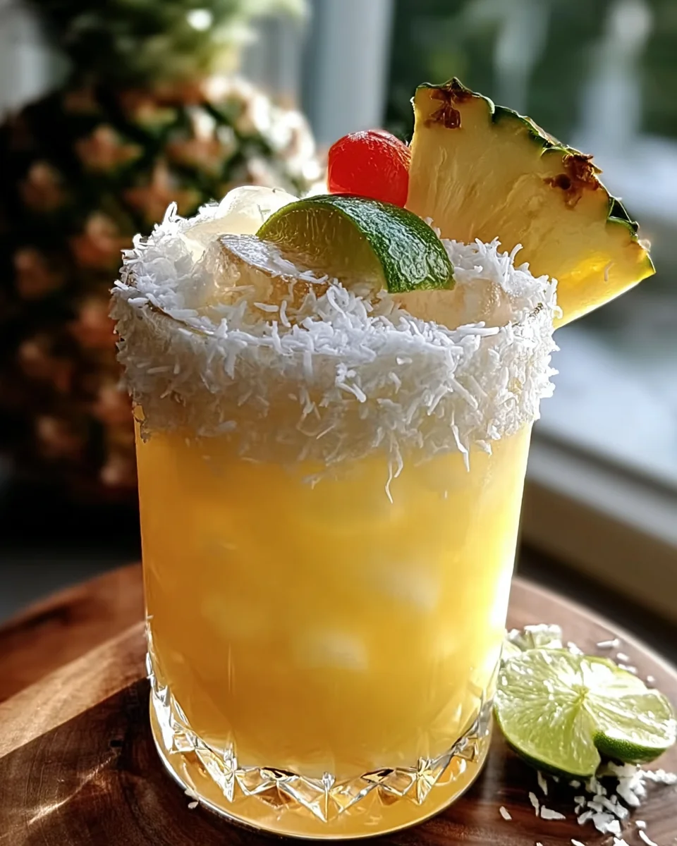 Snowy Pineapple Punch