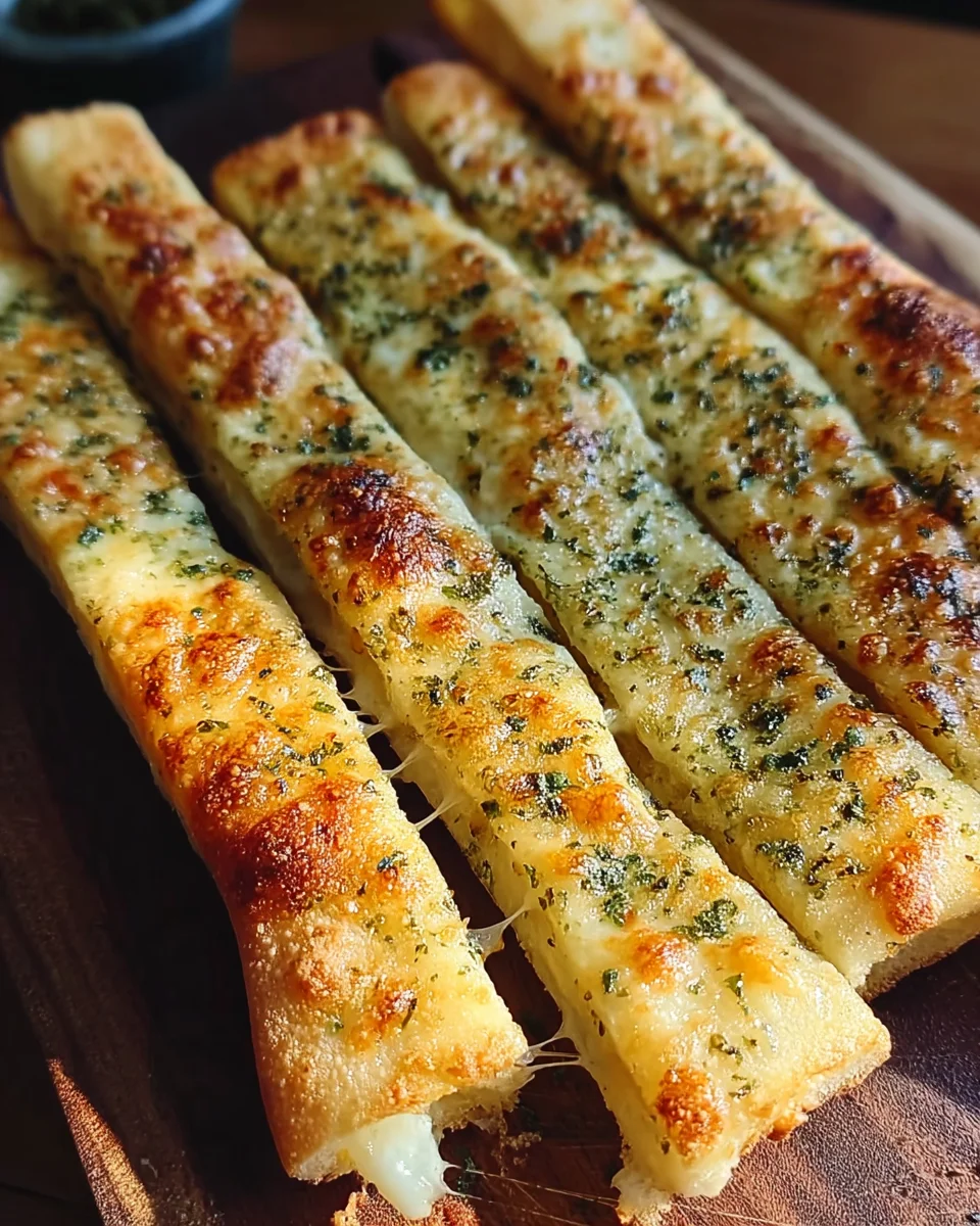 Sourdough Cheesy Breadsticks