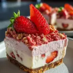 Strawberry Crunch Cheesecake