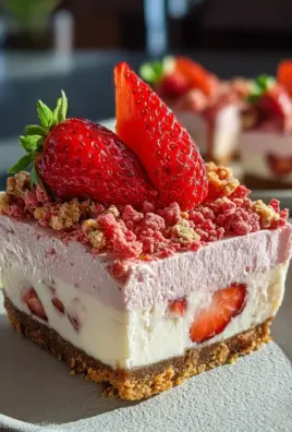 Strawberry Crunch Cheesecake