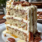 White Chocolate Pecan Layer Cake