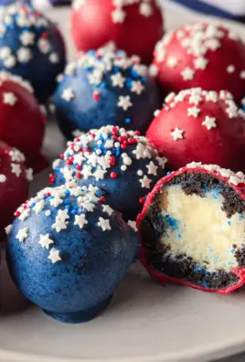 4th Of July Oreo Balls