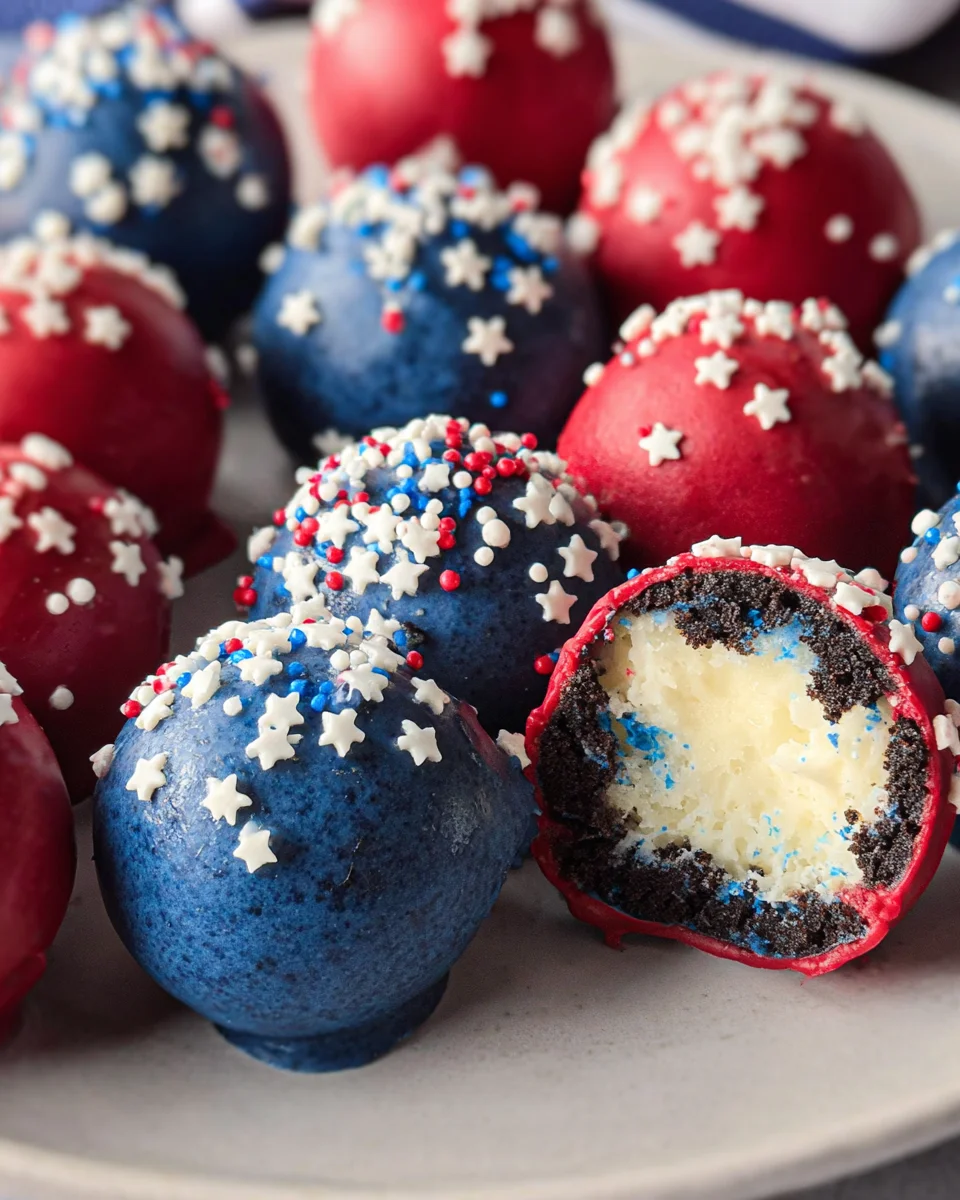 4th Of July Oreo Balls