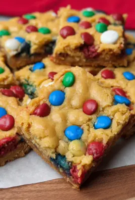 4th of July Cake-Mix Cookie Bars