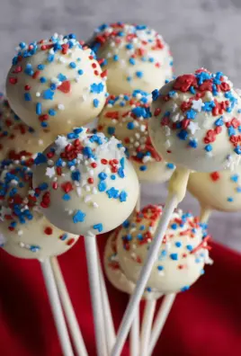 4th of July Cake pops