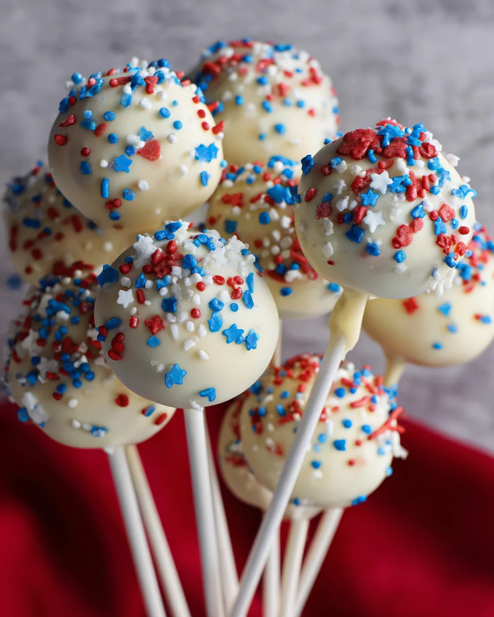 4th of July Cake pops