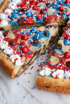 4th of July Cookie Cake
