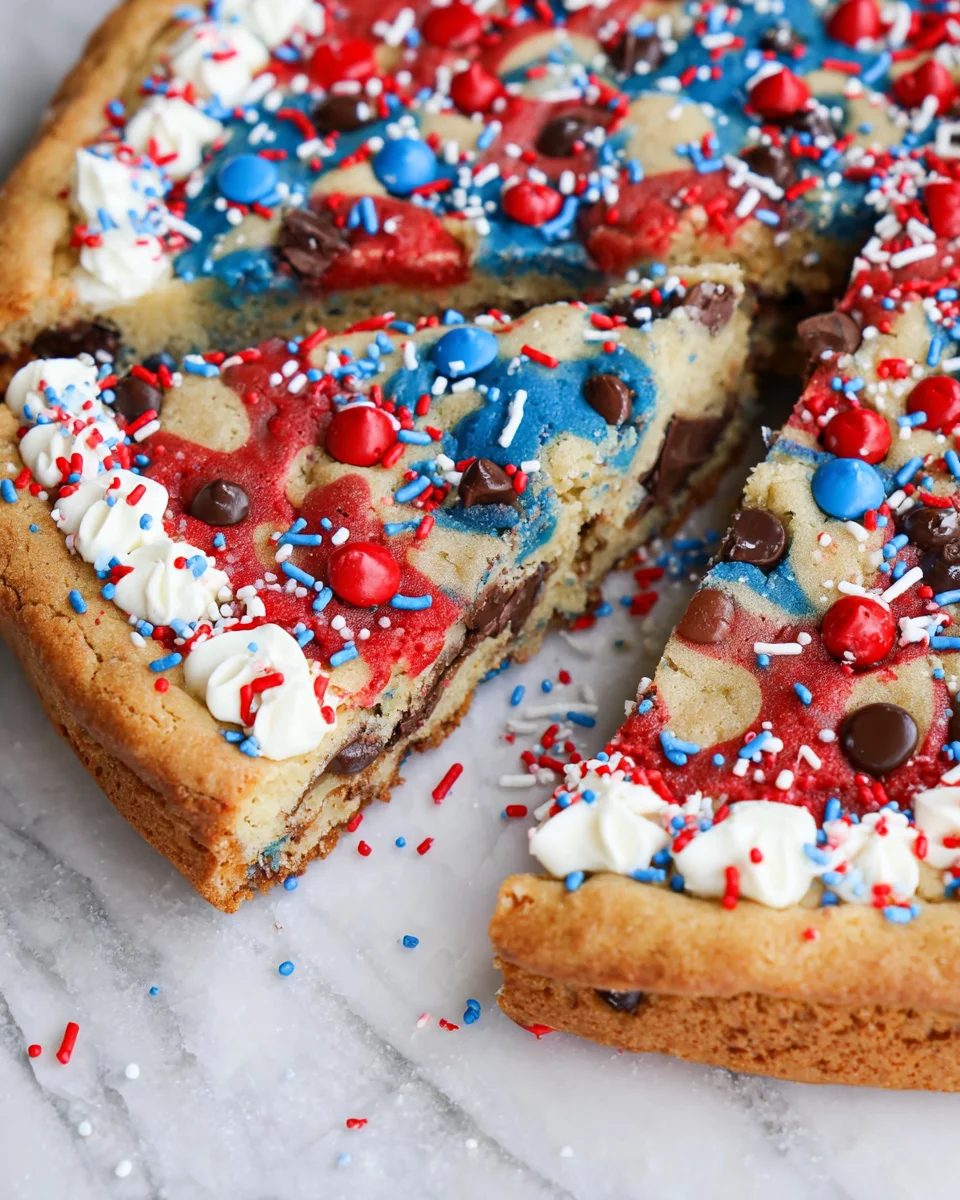 4th of July Cookie Cake